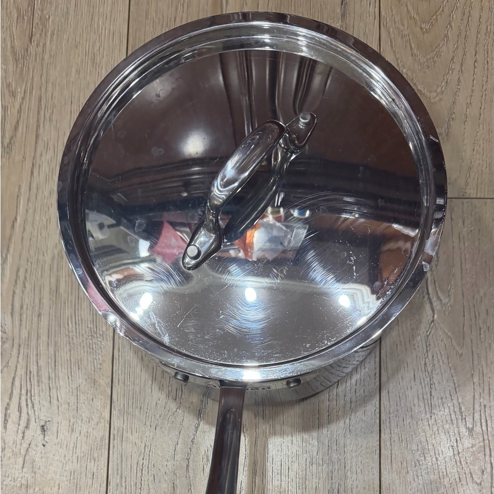 Title: All-Clad Stainless D3 Tri-Ply 4 qart with lid Cookware Saucepan
